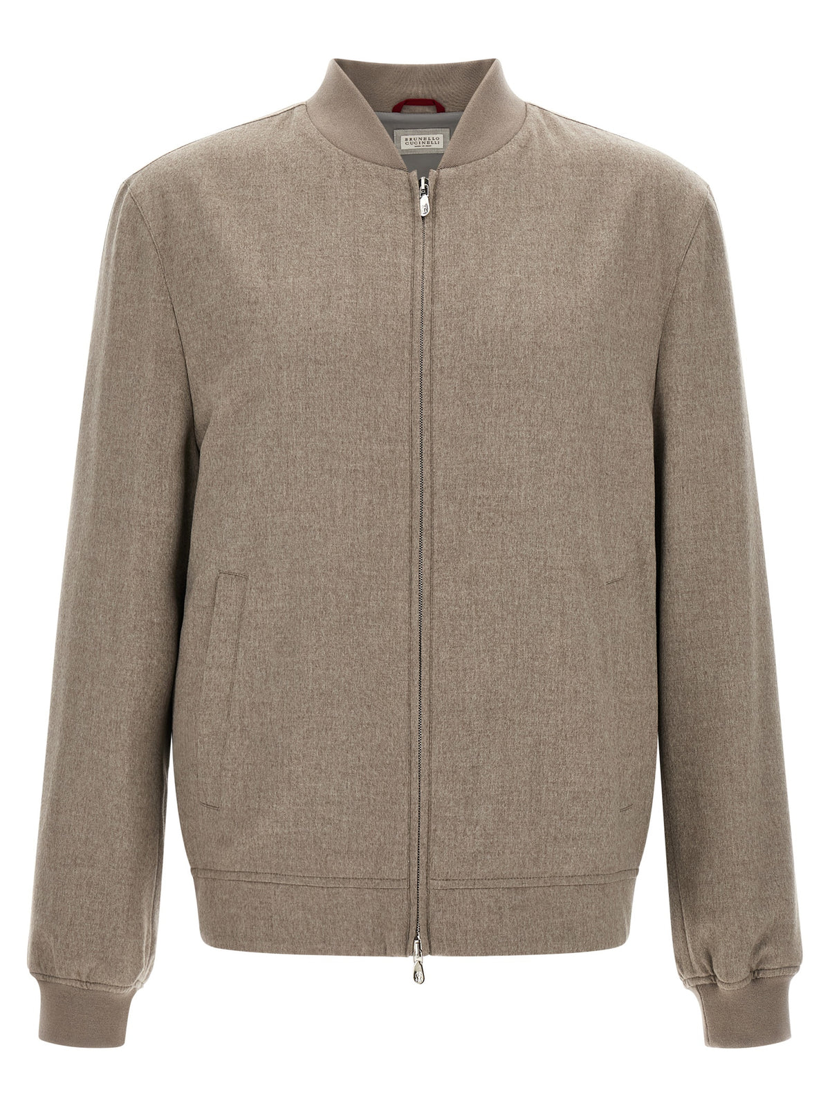 Brunello Cucinelli Grauer Kaschmir-Bomber