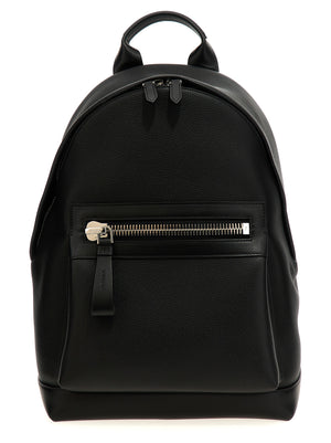 Tom Ford Rucksack aus schwarzem Kalbsleder