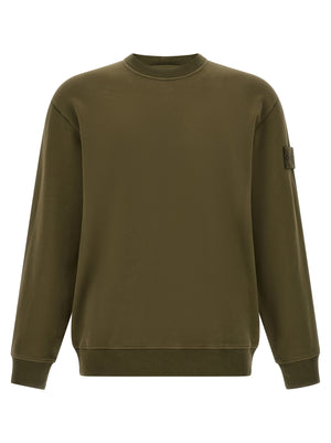 Stone Island Zweifarbiger Baumwollpullover
