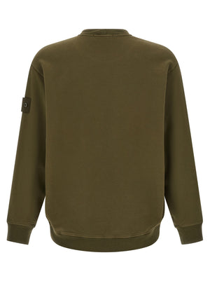 Stone Island Zweifarbiger Baumwollpullover