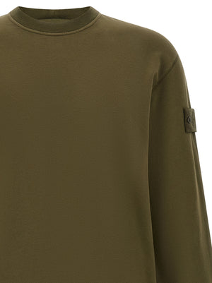 Stone Island Zweifarbiger Baumwollpullover