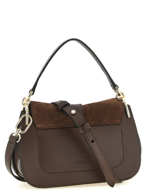 Furla Braune Kalbsleder-Handtasche
