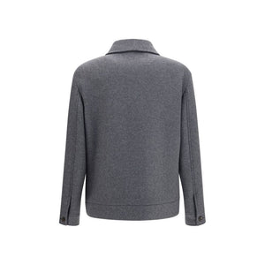 Valentino Garavani Graue Lammwolljacke Oves Aries