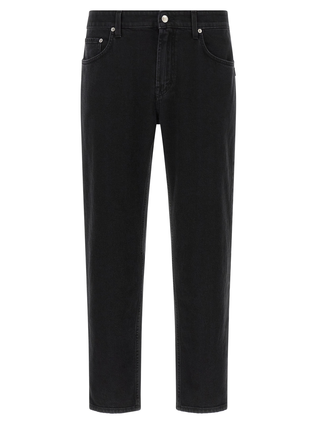 Department 5 Schwarze Cropped Jeans aus Baumwolle