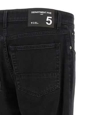 Department 5 Schwarze Cropped Jeans aus Baumwolle