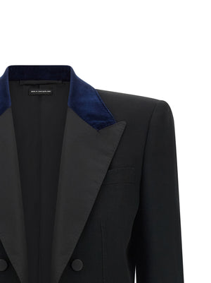 Tom Ford Schwarzer Wollblazer