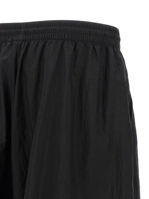 Y-3 Schwarze Polyamid-Sporthose
