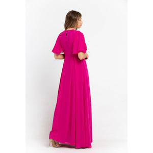 Trussardi Pink Polyester Damenkleid