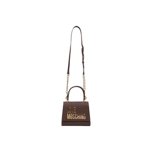 Love Moschino Braune Handtasche aus Polyethylen