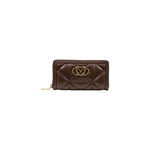 Love Moschino Braune Geldbörse aus Polyethylen