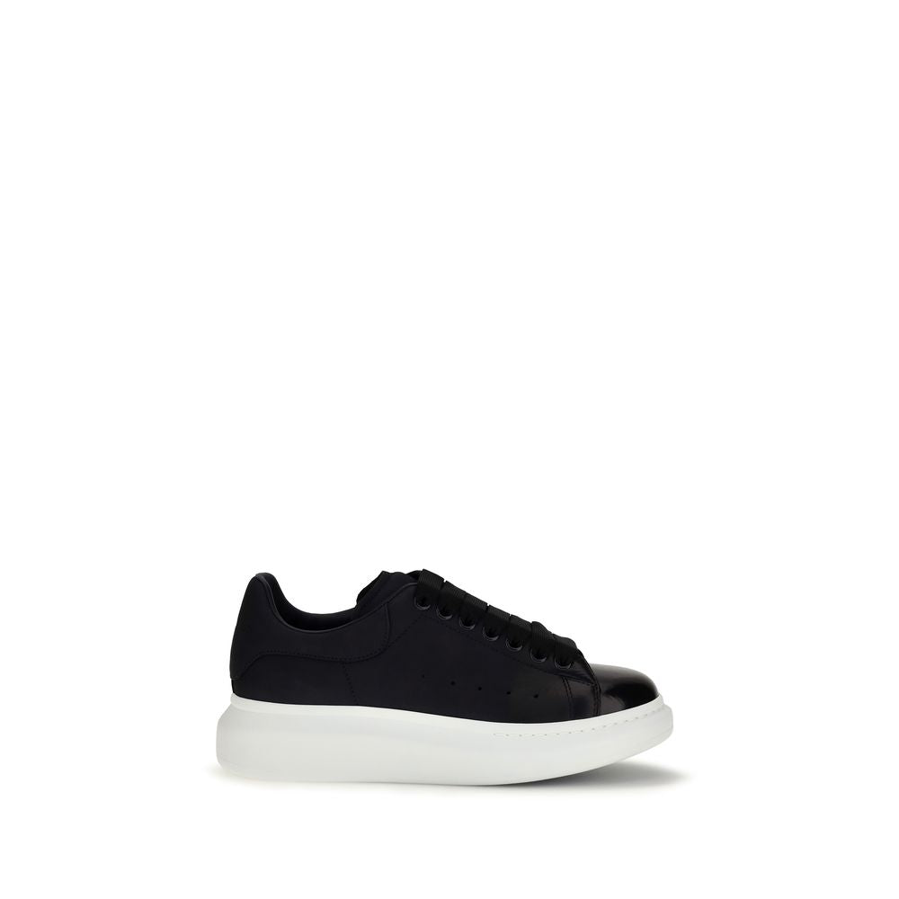Alexander McQueen Blaue Kalbsleder Bos Taurus Chunky Sneaker