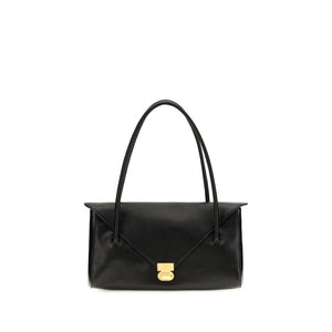 Marni Schwarze Bos Taurus Kalbsleder Schultertasche