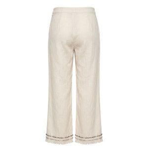 Trussardi Jeans Weiße Baumwollhose für Damen