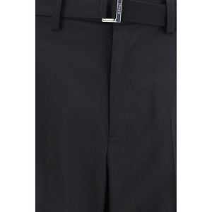 Sacai Schwarze Freizeithose aus Polyester