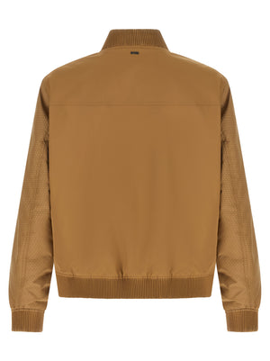 Hugo Boss Beige Polyester Bomber