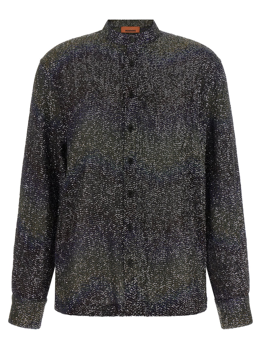 Missoni Mehrfarbige Strickjacke aus Polyamid