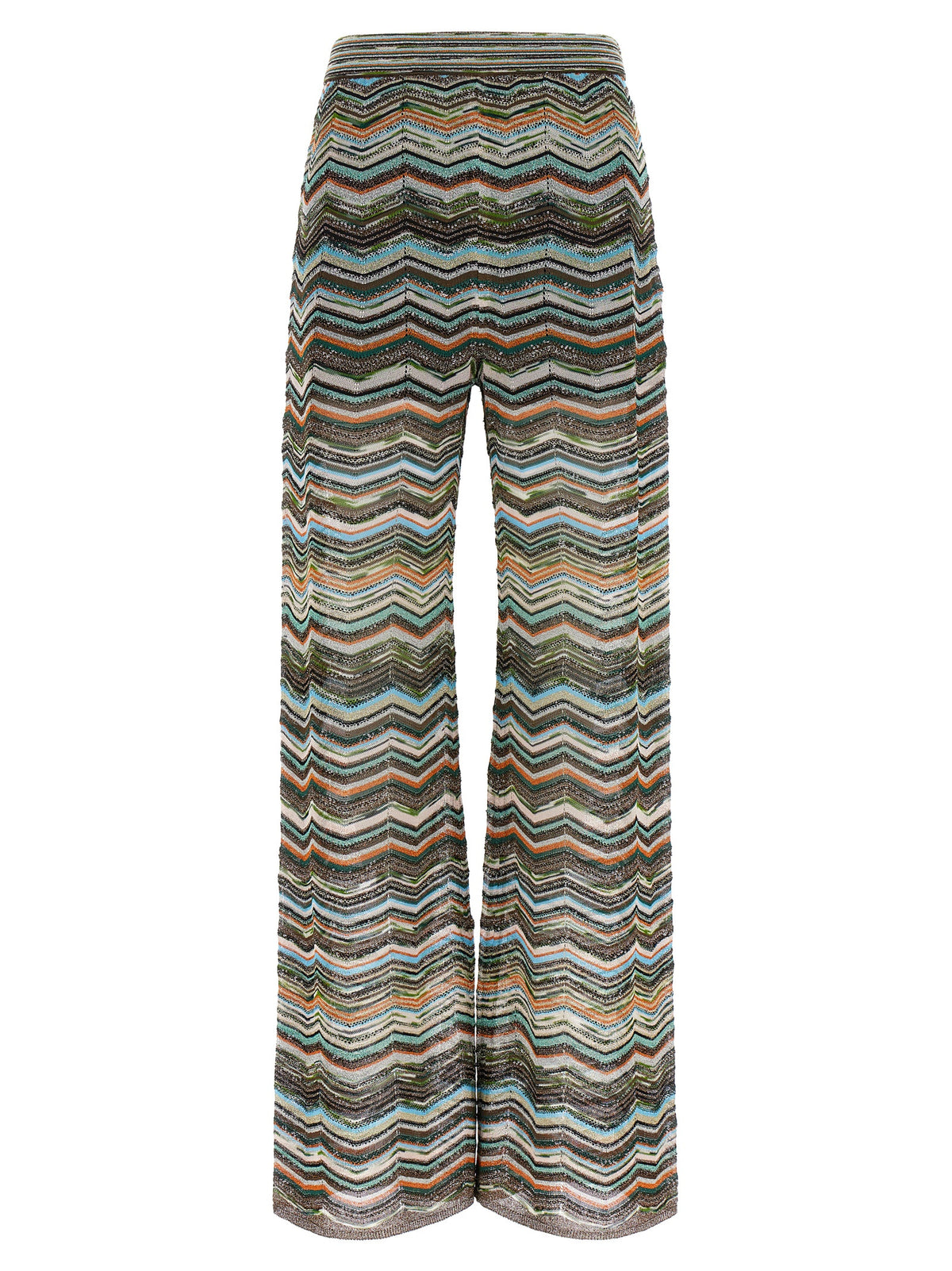 Missoni Mehrfarbige Hose aus Viskose mit ausgestelltem Bein