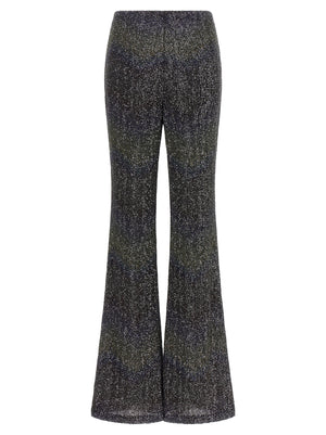 Missoni Mehrfarbige Polyamid-Schlaghosen