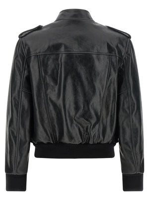 Tom Ford Schwarze Lammlederjacke