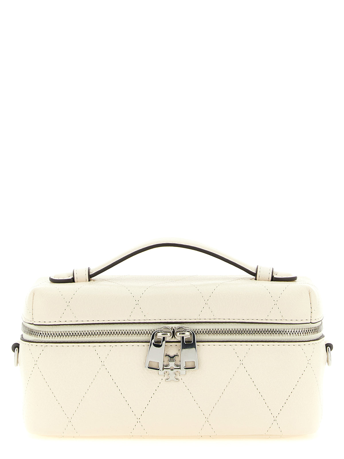 Tory Burch Weiße Umhängetasche aus Kuhfell