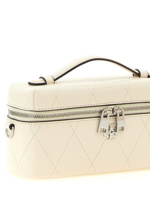 Tory Burch Weiße Umhängetasche aus Kuhfell