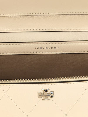 Tory Burch Weiße Umhängetasche aus Kuhfell