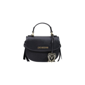 Love Moschino Schwarze Handtasche aus Polyethylen