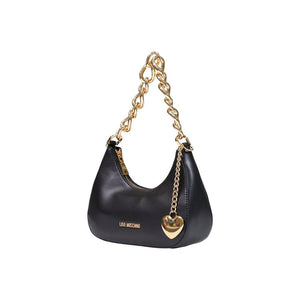 Love Moschino Schwarze Handtasche aus Polyester