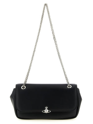 Vivienne Westwood Schwarze Crossbody-Tasche aus Polyester