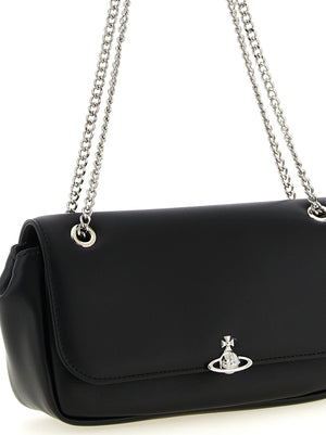 Vivienne Westwood Schwarze Crossbody-Tasche aus Polyester