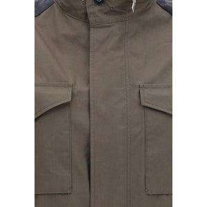 Sacai Zweifarbige Baumwoll-Shell-Jacke