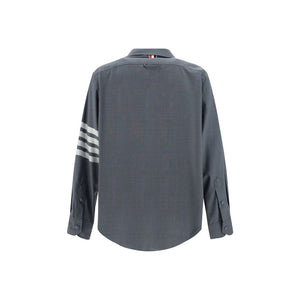Thom Browne Graues Wollhemd Oves Aries