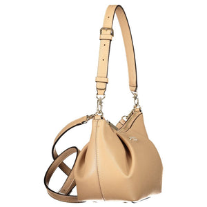 Guess Jeans Beige Polyurethane Damen Handtasche
