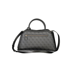 Guess Jeans Schwarze Handtasche aus Polyethylen