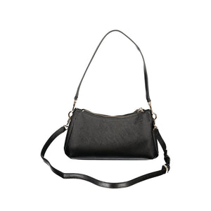 Guess Jeans Schwarze Handtasche aus Polyethylen