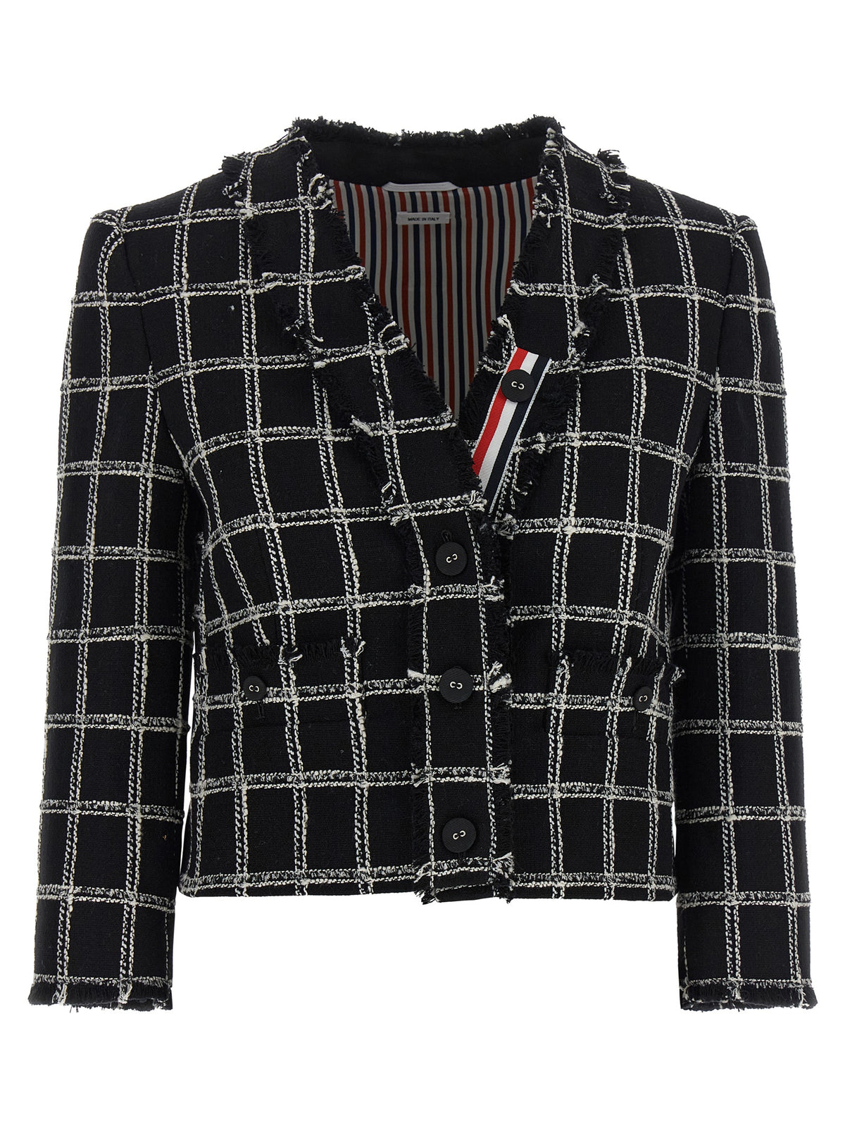 Thom Browne Lila Baumwollblazer