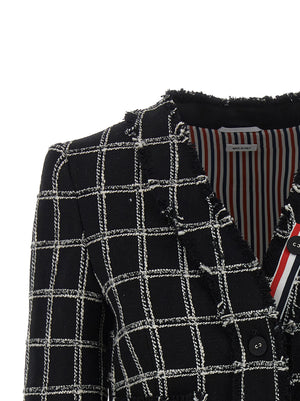 Thom Browne Lila Baumwollblazer