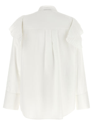 Alberta Ferretti Weiße Baumwollbluse