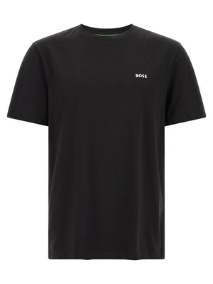 Hugo Boss Schwarzes Baumwoll-T-Shirt