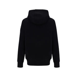 Moose Knuckles Schwarzer Hoodie aus Polyester