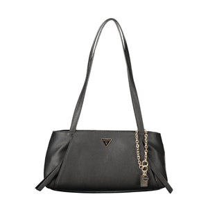 Guess Jeans Schwarze Handtasche aus Polyethylen