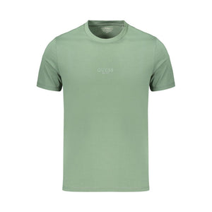 Guess Jeans Grünes Baumwoll-T-Shirt für Herren
