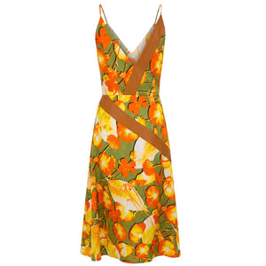 Trussardi Gelbes Seidenkleid für Damen