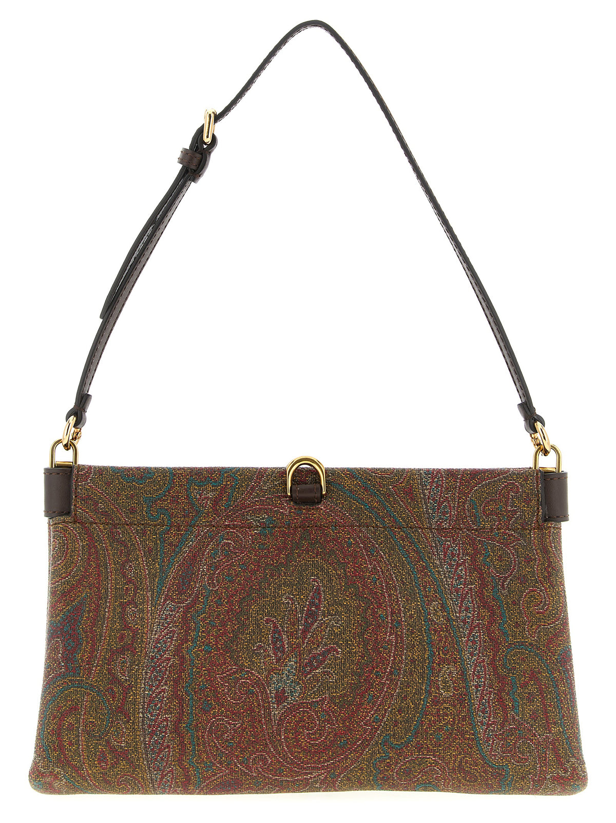Etro Braune PVC Clutch Tasche