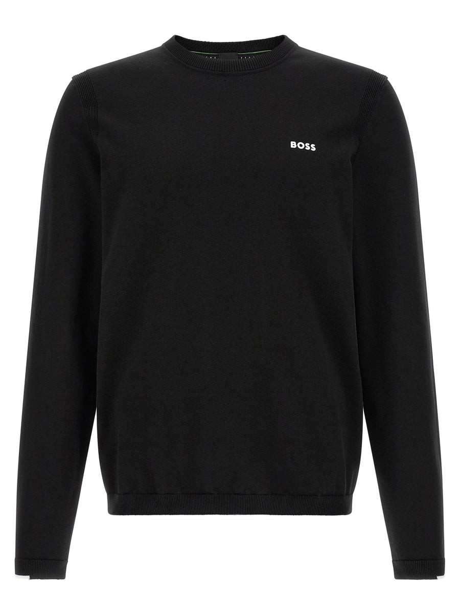Black Cotton Cardigan