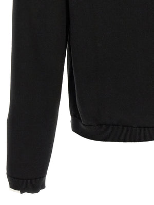 Black Cotton Cardigan
