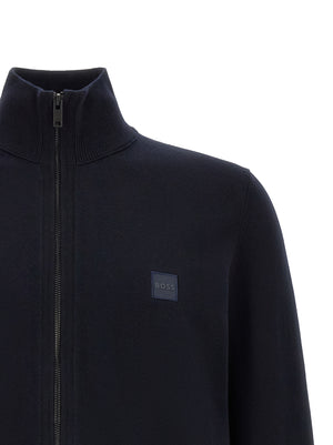 Hugo Boss Blauer Baumwollcardigan