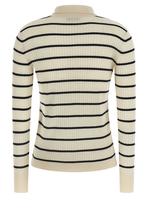 Max Mara Blaues Kaschmir-Poloshirt