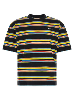 Marni Mehrfarbiges Baumwoll-T-Shirt
