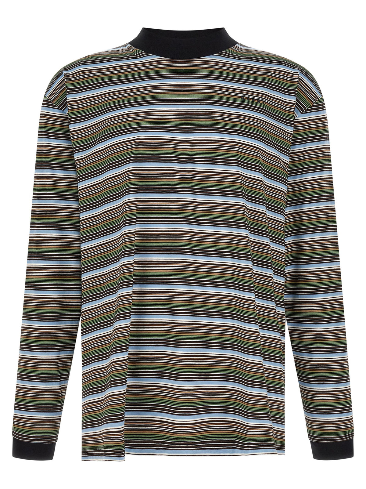 Marni Mehrfarbiges Baumwoll-T-Shirt